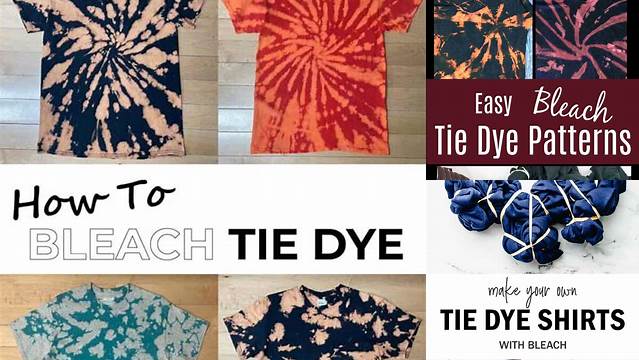 99+ Different Bleach Tie Dye Patterns