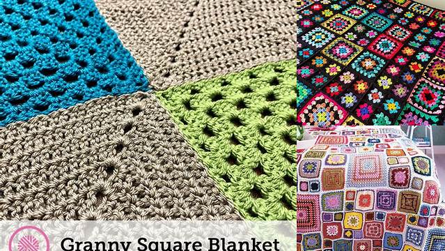 51+ Different Granny Square Blanket Patterns