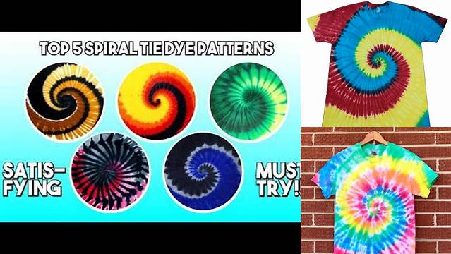 45+ Different Spiral Tie Dye Patterns