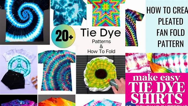 93+ Different Tie Dye Folds