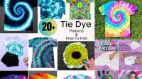 56+ Different Tie Dye Patterns Step By Step