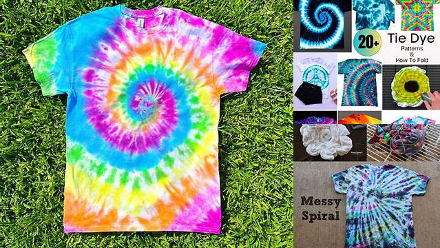 67+ Diy Tie Dye Patterns For Shirts