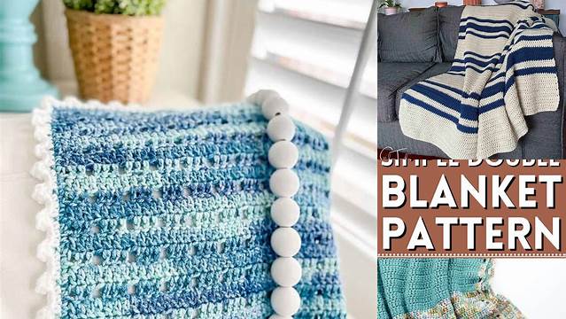 36+ Double Crochet Blanket Patterns For Beginners