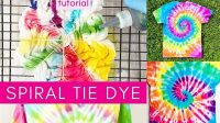 33+ Double Spiral Tie Dye Step By Step