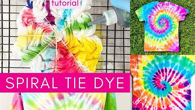 33+ Double Spiral Tie Dye Step By Step