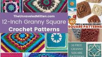 77+ Easy 12 Inch Granny Square Patterns