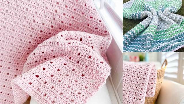 75+ Easy Baby Blanket Patterns To Crochet Free With Pictures