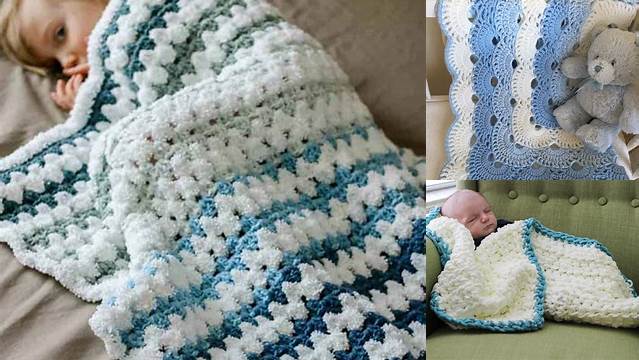 65+ Easy Baby Boy Crochet Blanket Patterns For Beginners