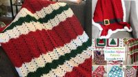 74+ Easy Christmas Crochet Blanket Patterns Free