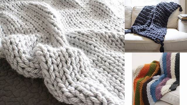 36+ Easy Crochet Afghan Patterns With Bulky Yarn