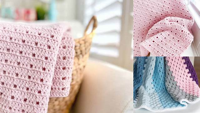 63+ Easy Crochet Baby Blanket Patterns Free For Beginners