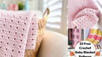 25+ Easy Crochet Baby Blanket Patterns Free Pdf For Beginners