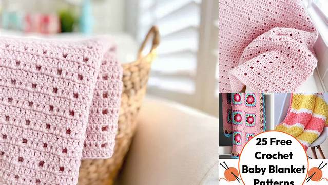 25+ Easy Crochet Baby Blanket Patterns Free Pdf For Beginners