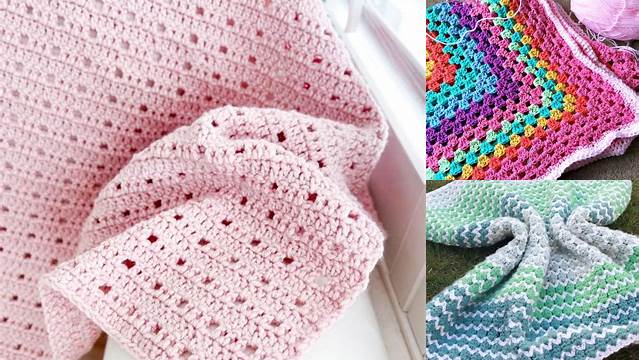 18+ Easy Crochet Baby Blanket Patterns Free Uk