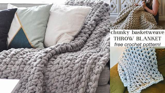 14+ Easy Crochet Blanket Chunky Yarn