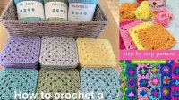 50+ Easy Crochet Blanket For Beginners With Granny Squares