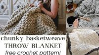 74+ Easy Crochet Blanket Pattern With Chunky Yarn