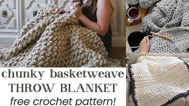 74+ Easy Crochet Blanket Pattern With Chunky Yarn