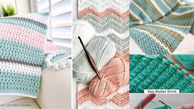 61+ Easy Crochet Blanket Patterns For Beginners Step By Step