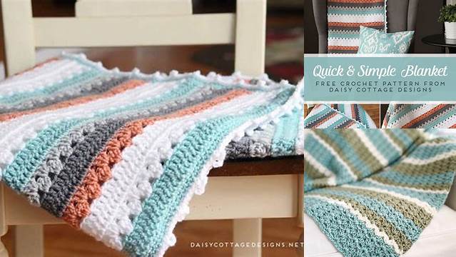 76+ Easy Crochet Blanket Patterns For Beginners