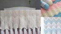 79+ Easy Crochet Chevron Baby Blanket Patterns For Beginners