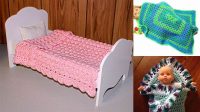 35+ Easy Crochet Doll Blanket Patterns Free