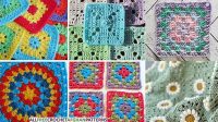 65+ Easy Crochet Granny Square Blanket Patterns