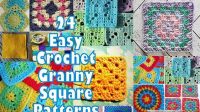 81+ Easy Crochet Granny Square Blanket Patterns Free