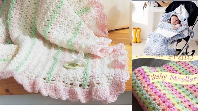 74+ Easy Crochet Pram Blanket Patterns Free