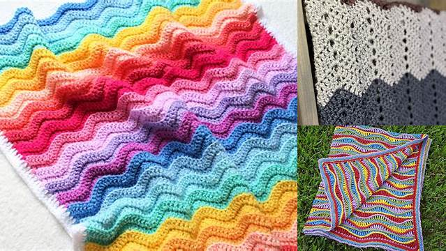 25+ Easy Crochet Ripple Blanket Patterns Free