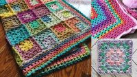 6+ Easy Crochet Square Blanket Patterns