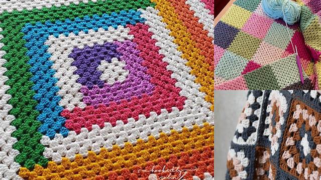 26+ Easy Crochet Square Blanket Patterns Free