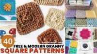 37+ Easy Crochet Square Patterns For Beginners