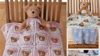 45+ Easy Crochet Teddy Bear Blanket Patterns Free