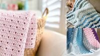 18+ Easy Double Crochet Baby Blanket Patterns Free