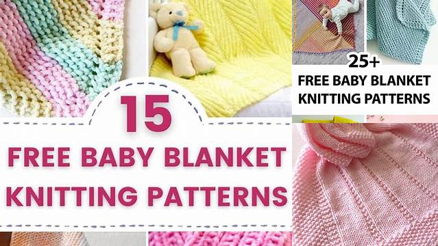 57+ Easy Free Knitting Pattern For Baby Blanket Beginners