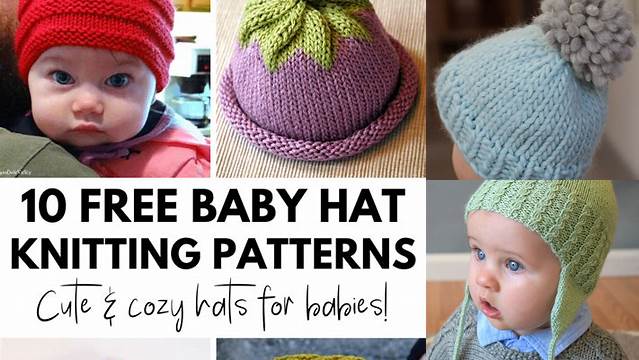 31+ Easy Free Knitting Patterns For Baby Hats On Straight Needles Uk