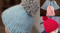 97+ Easy Free Knitting Patterns For Children's Hats On Straight Needles