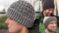 61+ Easy Free Knitting Patterns For Men's Hats On Straight Needles