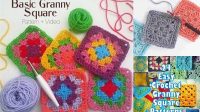 80+ Easy Granny Square Crochet Patterns For Beginners