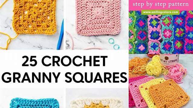 50+ Easy Granny Square Patterns For Beginners