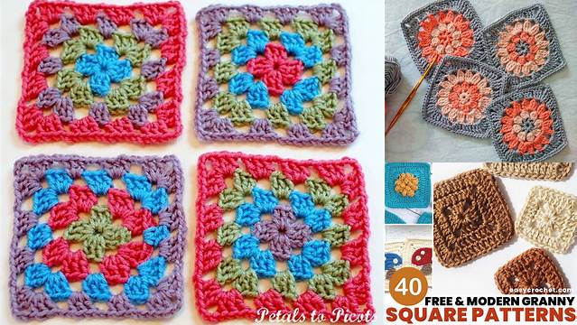 60+ Easy Granny Square Patterns Uk