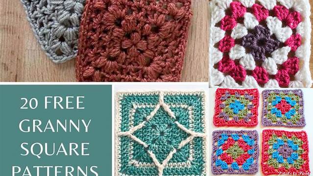 9+ Easy Granny Square Patterns