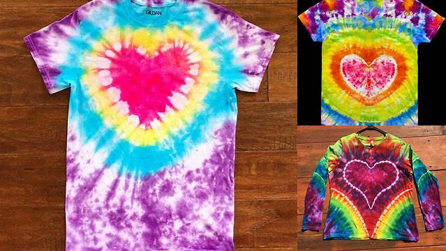 82+ Easy Heart Tie Dye Patterns