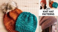 5+ Easy Knit Hat Patterns For Beginners