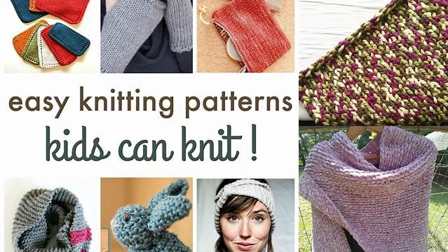 67+ Easy Knitting Patterns For Beginners Free Youtube