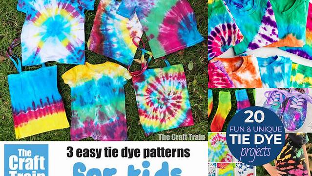 72+ Easy Tie Dye Ideas For Kids