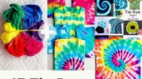 61+ Easy Tie Dye Patterns And Folding Techniques