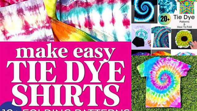 14+ Easy Tie Dye Patterns Diy