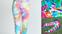 34+ Easy Tie Dye Patterns For Pants